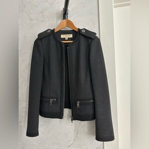 Burberry dark gray Women's Jacket size 4
